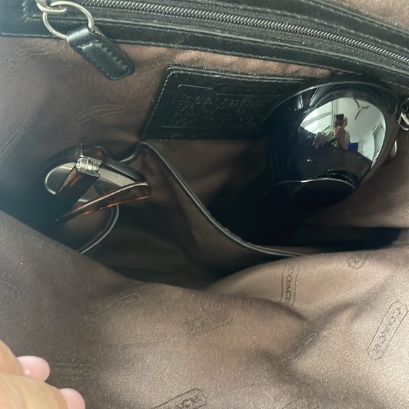 COACH VINTAGE NYLON/ LEATHER BACKPACK - Picture 7 of 11